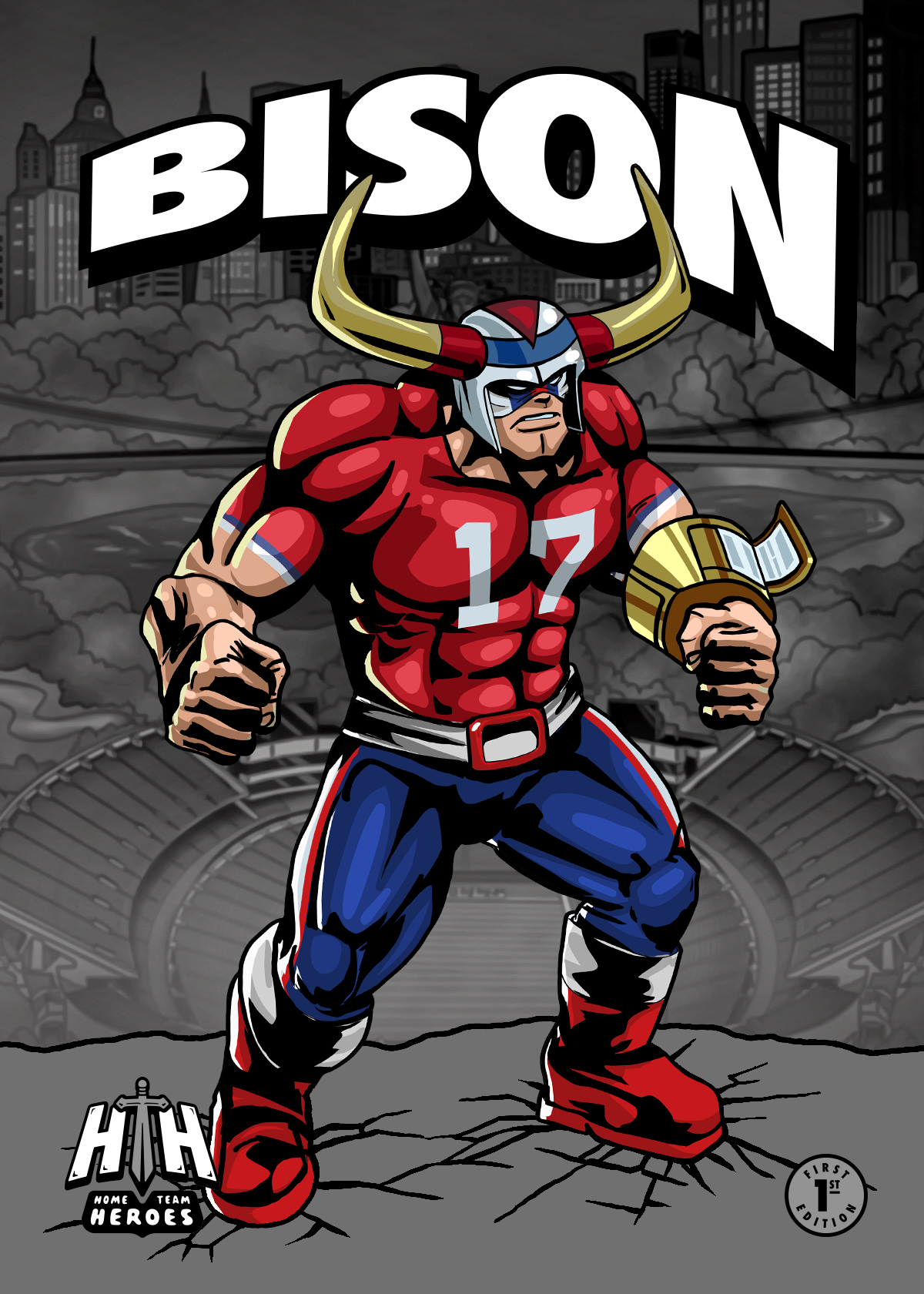 Home Team Heroes Football Poster