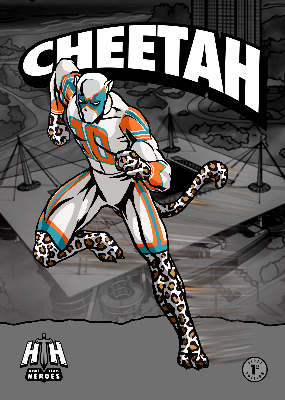 Home Team Heroes Football Poster