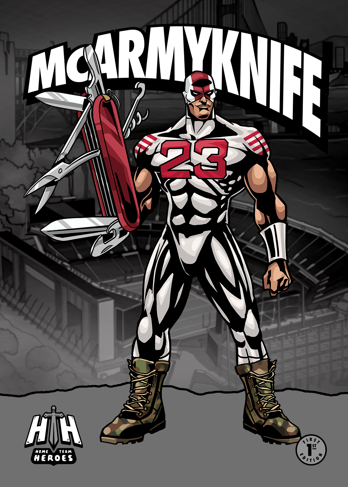Home Team Heroes Football Poster