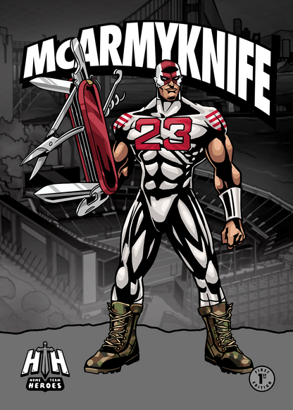 Home Team Heroes Football Poster