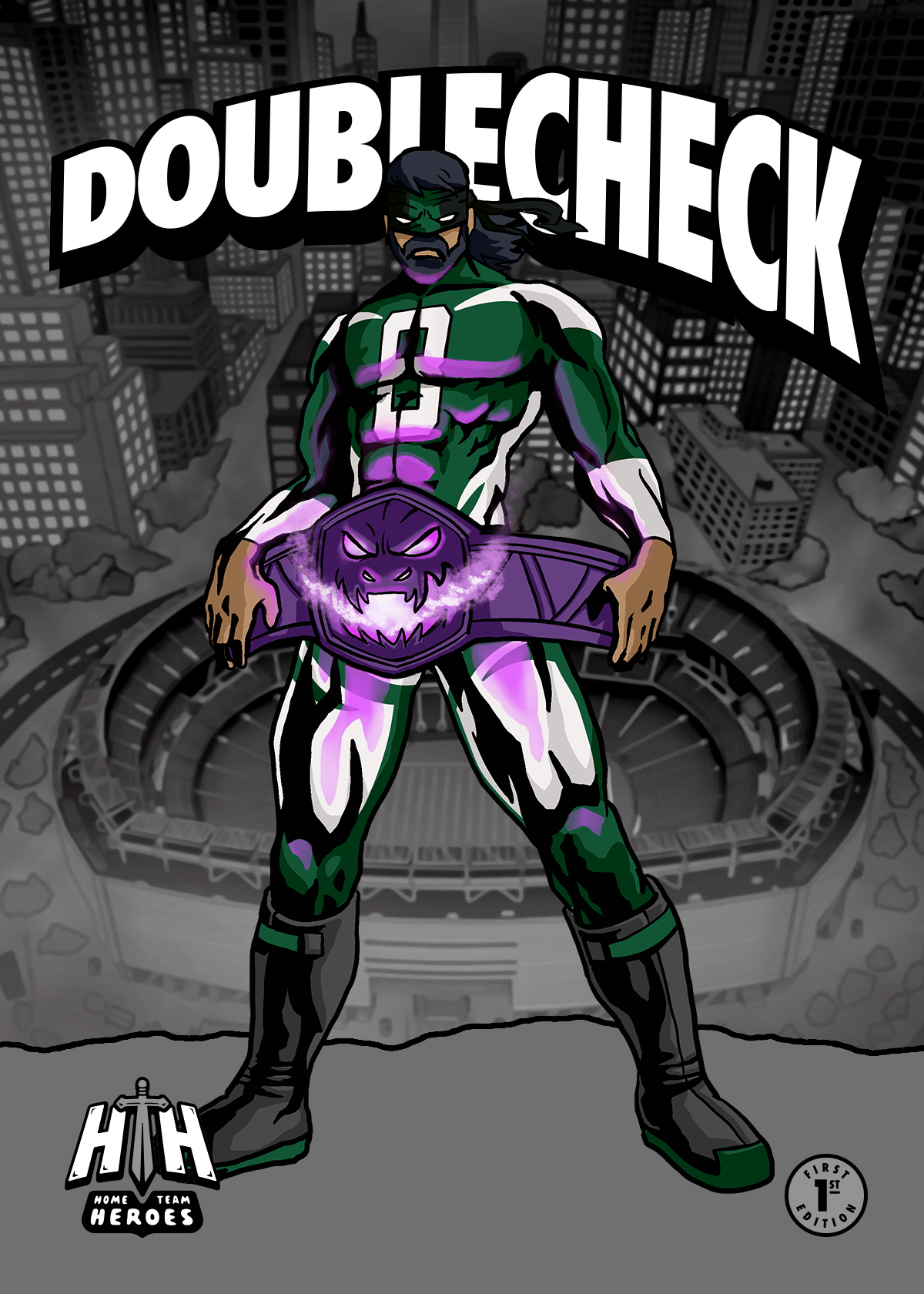 Home Team Heroes Football Poster